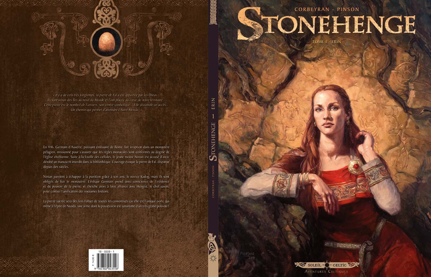 Direction artistique et graphisme de la bande dessinée Stonehenge