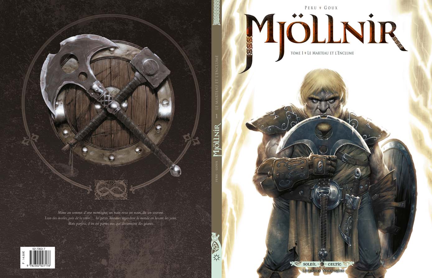 Direction artistique et graphisme de la bande dessinée Mjöllnir