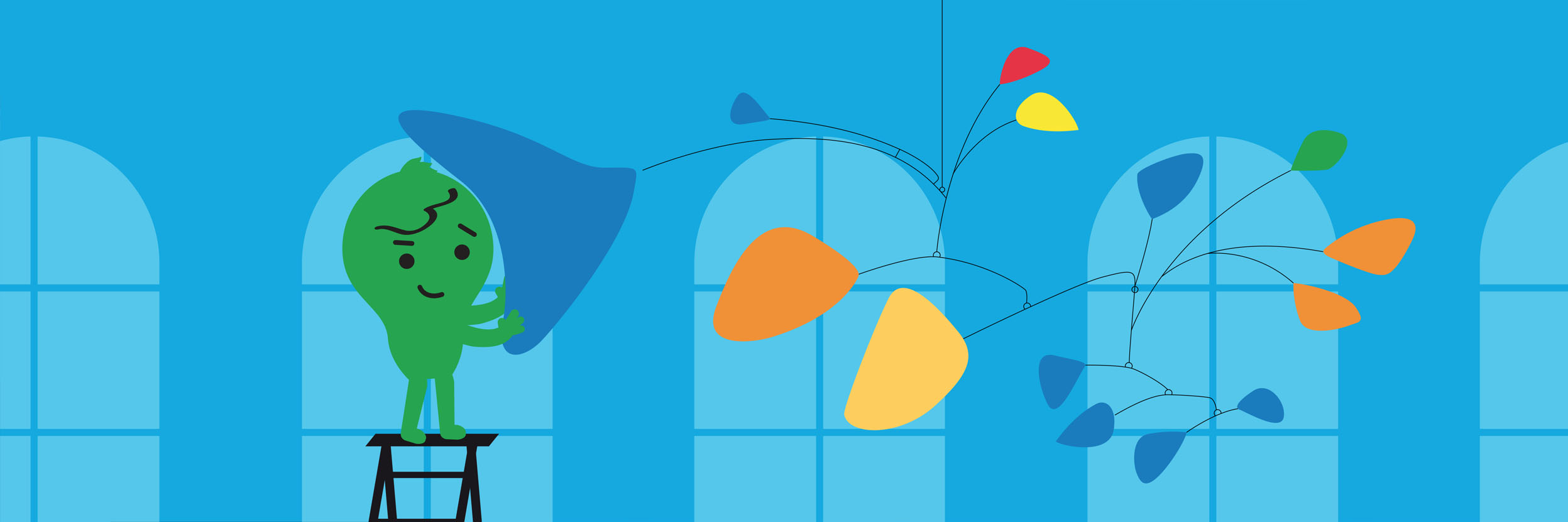 illustration flat design slider web