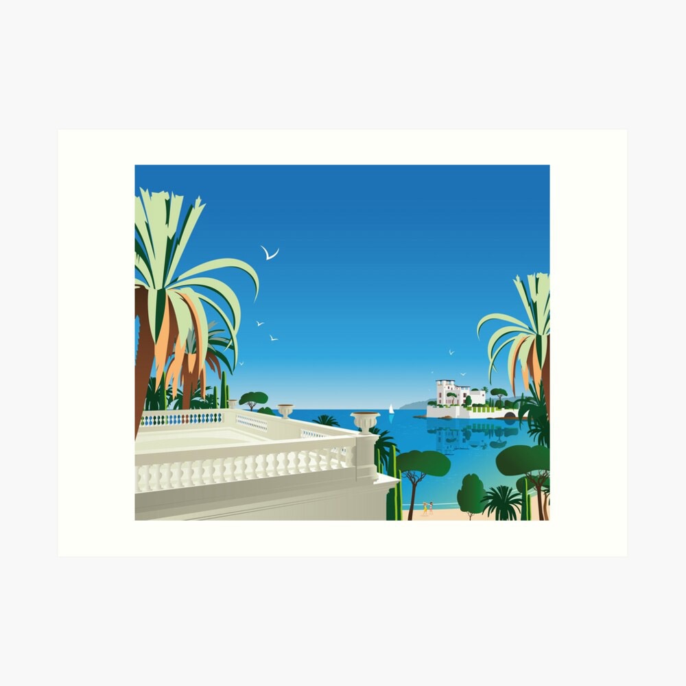 riviera3 impression artistique l.a.d studio 83 illustrateur Toulon