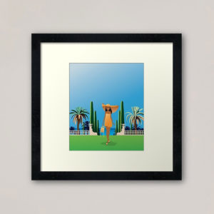 French riviera impression artistique ladstudio redbubble