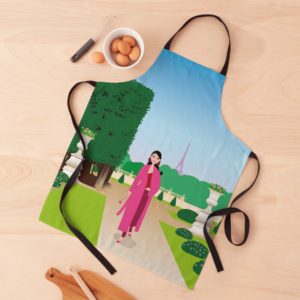 Paris Jardin du Luxembourg tablier ladstudio redbubble
