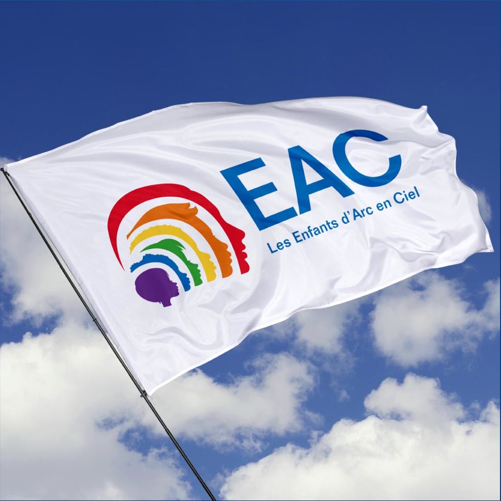 EAC produit dérivé Les enfants d'arc-en-ciel charte graphique identité visuelle l.a.d studio 83 Toulon