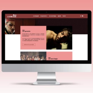 La Divine usine web design graphisme mise en page web charte graphique site internet L.A.D Studio 83 Toulon.