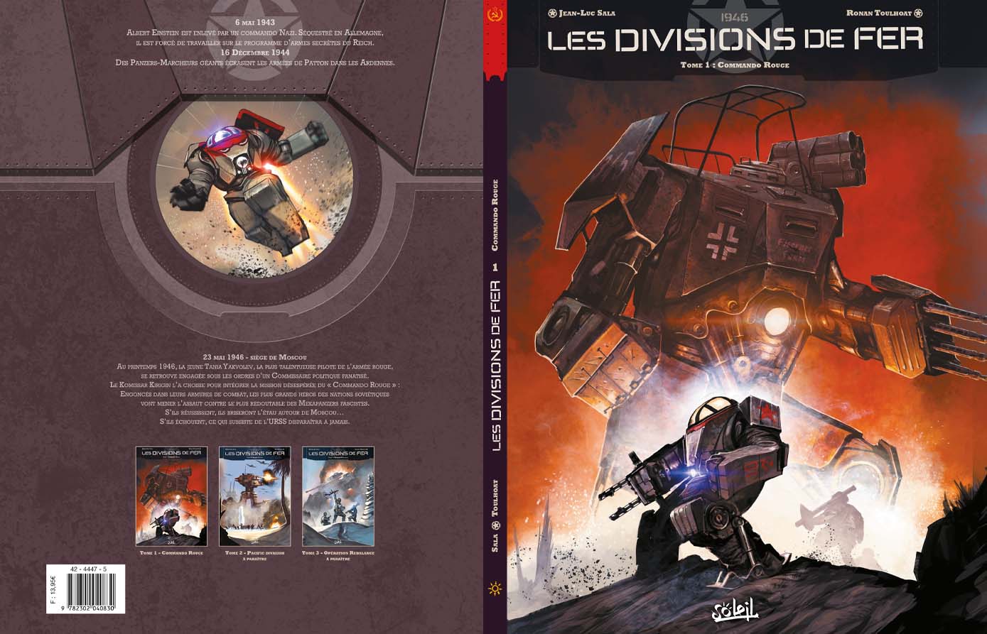 Direction artistique et graphisme de la bande dessinée Divisions de fer